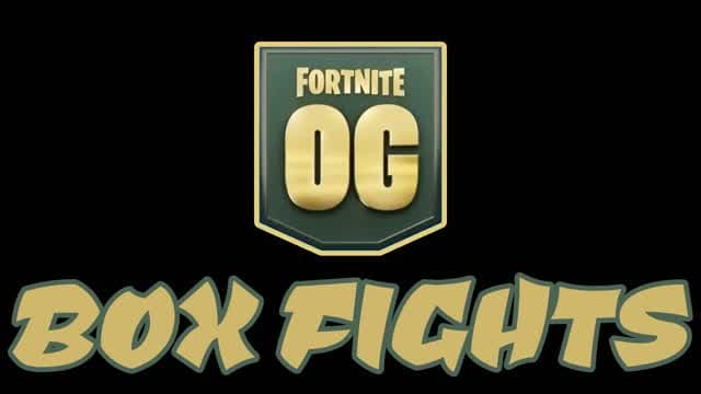 OG BOX FIGHTS — Fortnite Creative map cover art