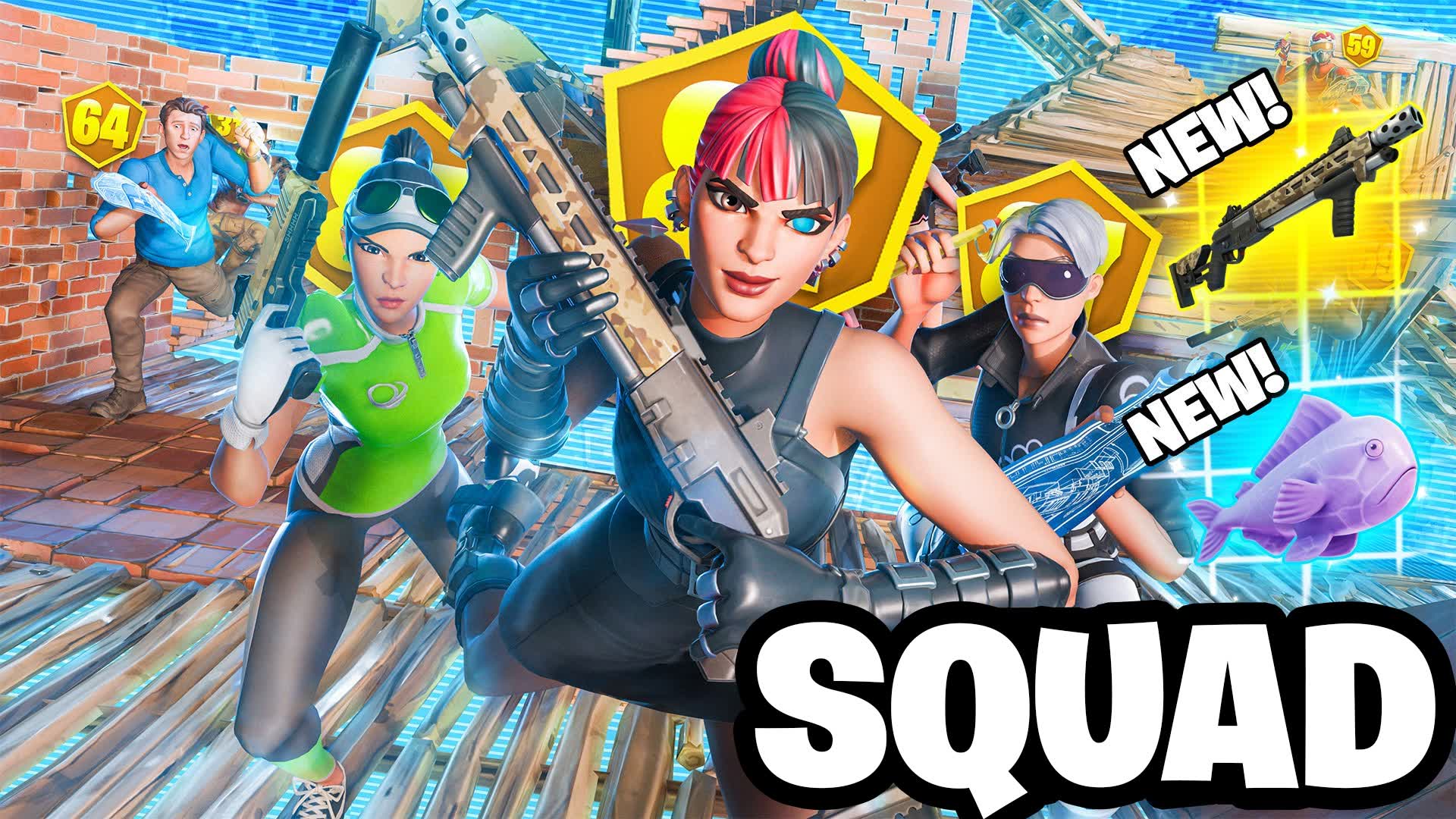SQUAD CUP ZONE WARS [ENDGAME] — Fortnite Creative map