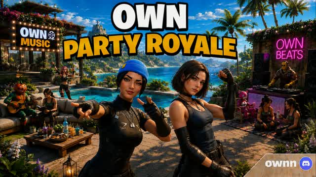PARTY OWN 2.2 👑 — Fortnite Creative map cover art