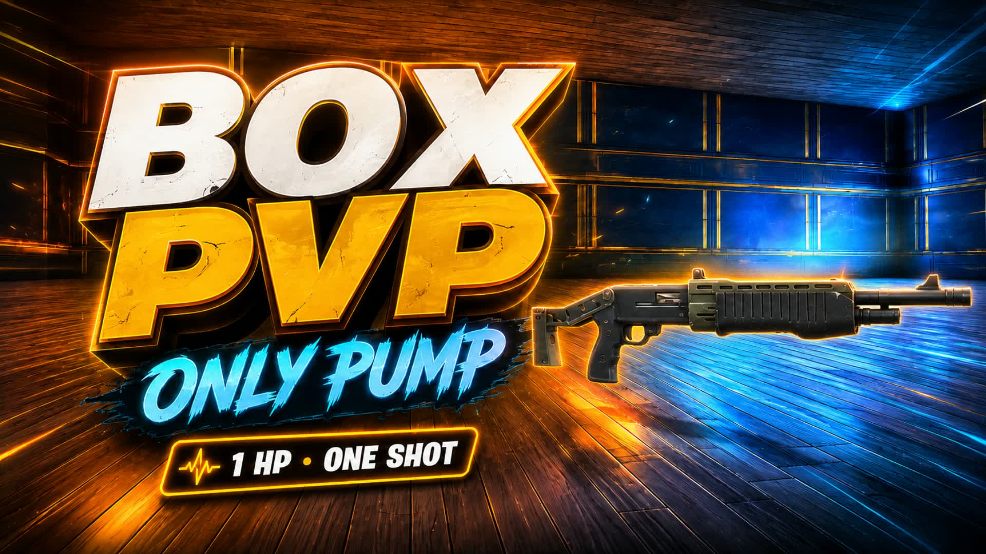 1 HP BOX FIGHT — PUMP ONLY — Fortnite Creative map