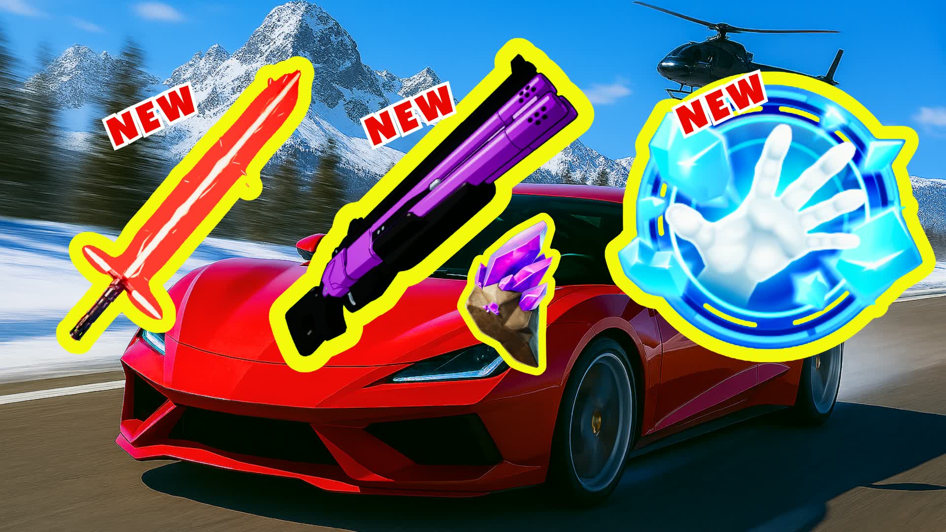 Drive All Fun Vehicles — Fortnite Creative map
