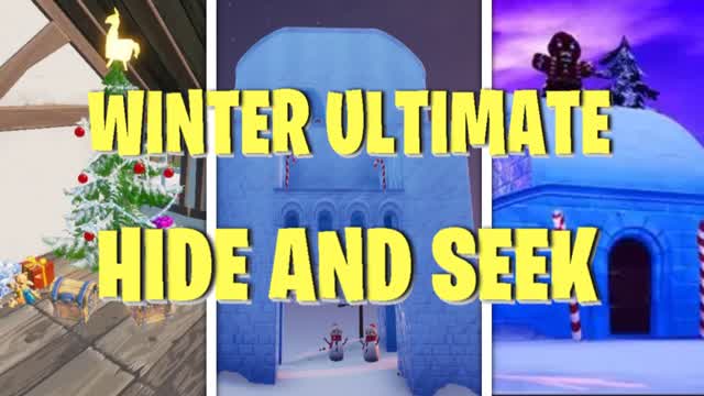 ULTIMATE WINTER HIDE AND SEEK — Fortnite Creative map cover art