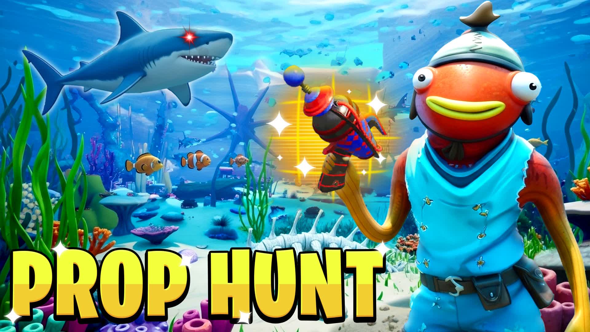 DEEP OCEAN PROP HUNT 🐟 — Fortnite Creative map
