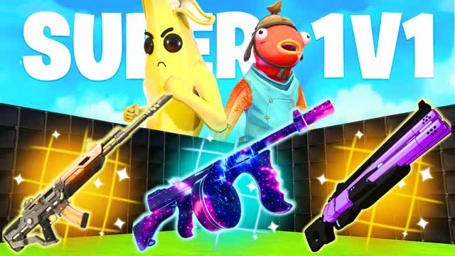 SUPER 1V1 ALL GUNS FRRE FOR ALL — Fortnite Creative map