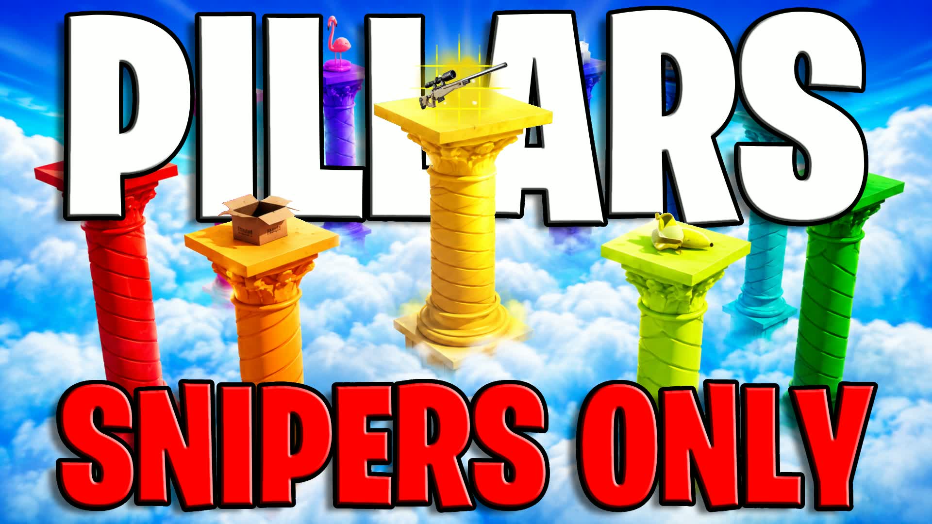 PILLARS (SNIPERS ONLY) — Fortnite Creative map