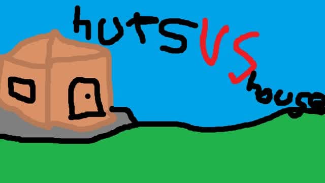 huts vs house — Fortnite Creative map
