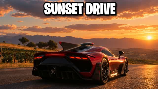 🚗 Sunset Drive 🚗 — Fortnite Creative map