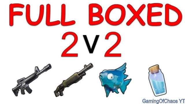 FULL BOXED 2v2 — Fortnite Creative map cover art