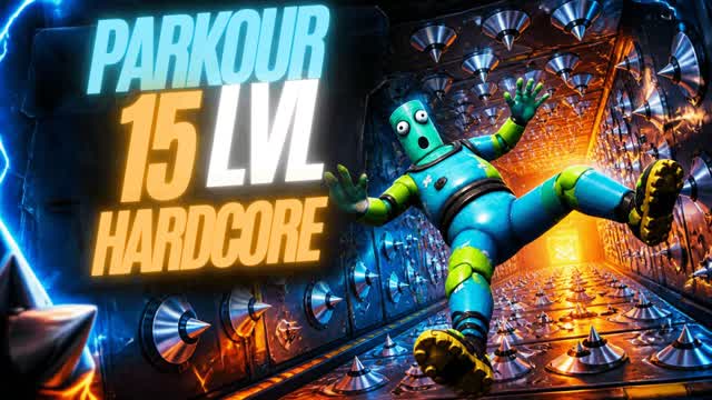 Parkour 15LVl Hardcore 4758 — Fortnite Creative map cover art
