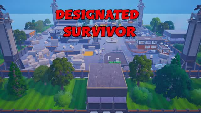 DESIGNATED SURVIVOR — Fortnite Creative map cover art