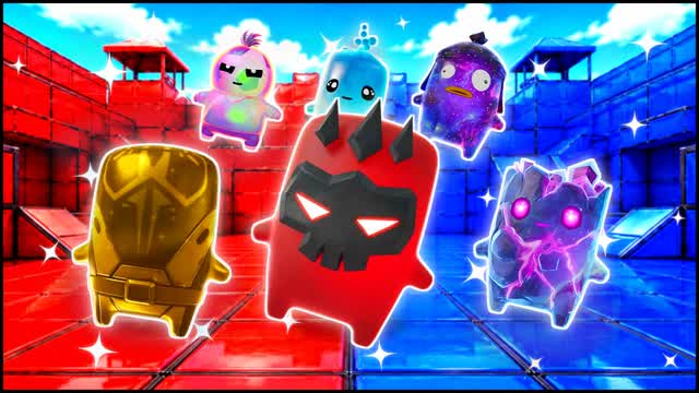 RED VS BLUE FIRE WITH A PLAN 🔴🔵 — Fortnite Creative map cover art