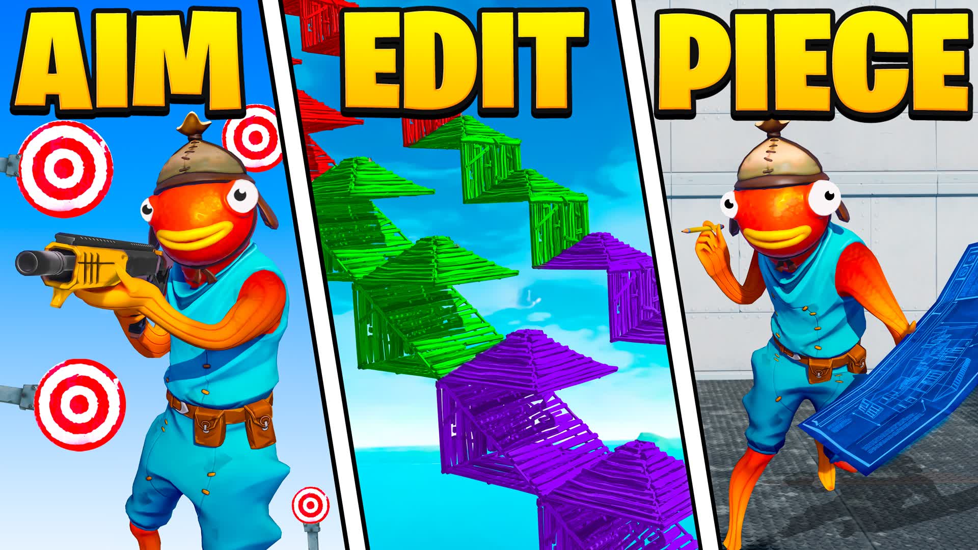 PRACTICE 🎯 AIM, EDIT, PIECE CONTROL — Fortnite Creative map