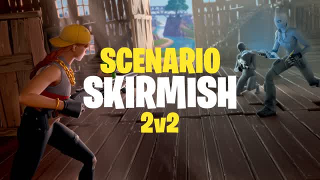 Scenario Skirmish - 2v2 — Fortnite Creative map