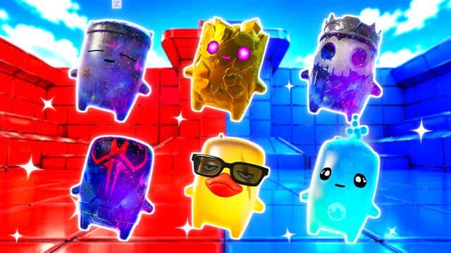 RED VS BLUE OFFSET SIGHT 🔴🔵 — Fortnite Creative map cover art