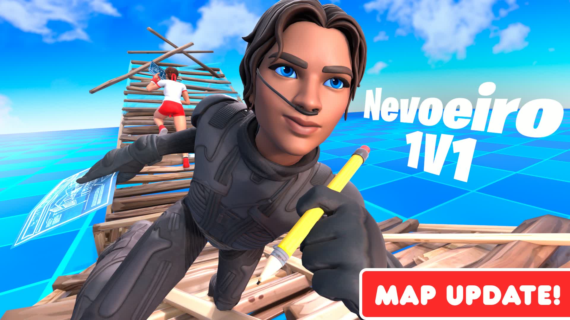 Nevoeiro 1v1 (200 PUMPS) — Fortnite Creative map