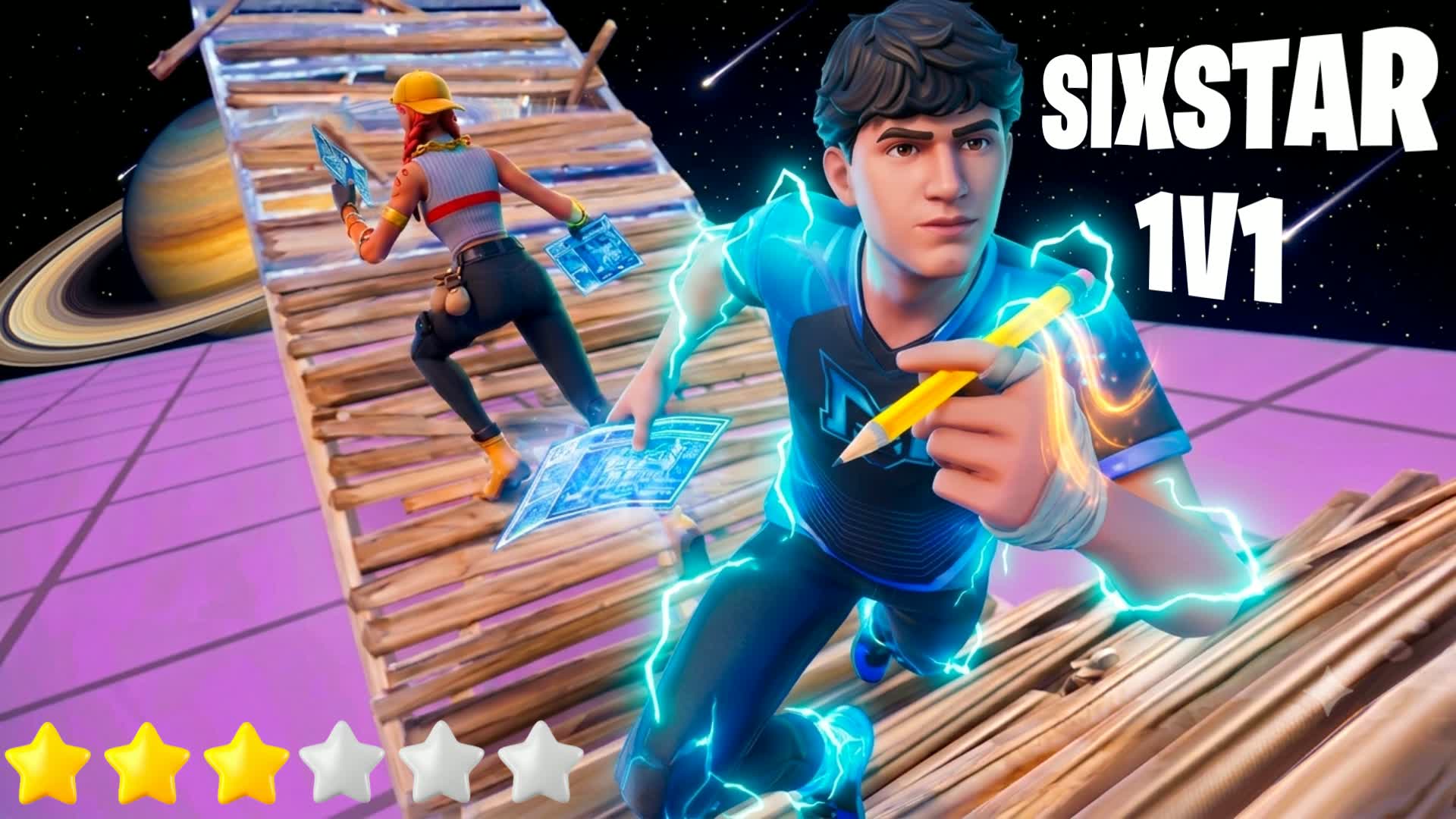 SIXSTAR 1V1 BUILD FIGHTS — Fortnite Creative map