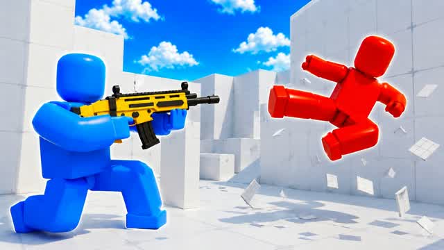 HUGG RED VS BLUE — Fortnite Creative map