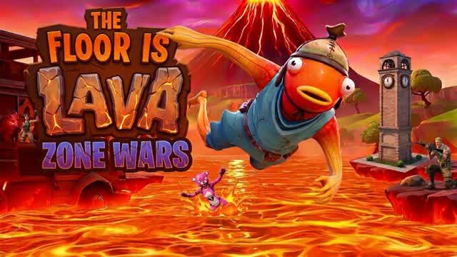 Tilted The Floor is lava — Fortnite Creative map