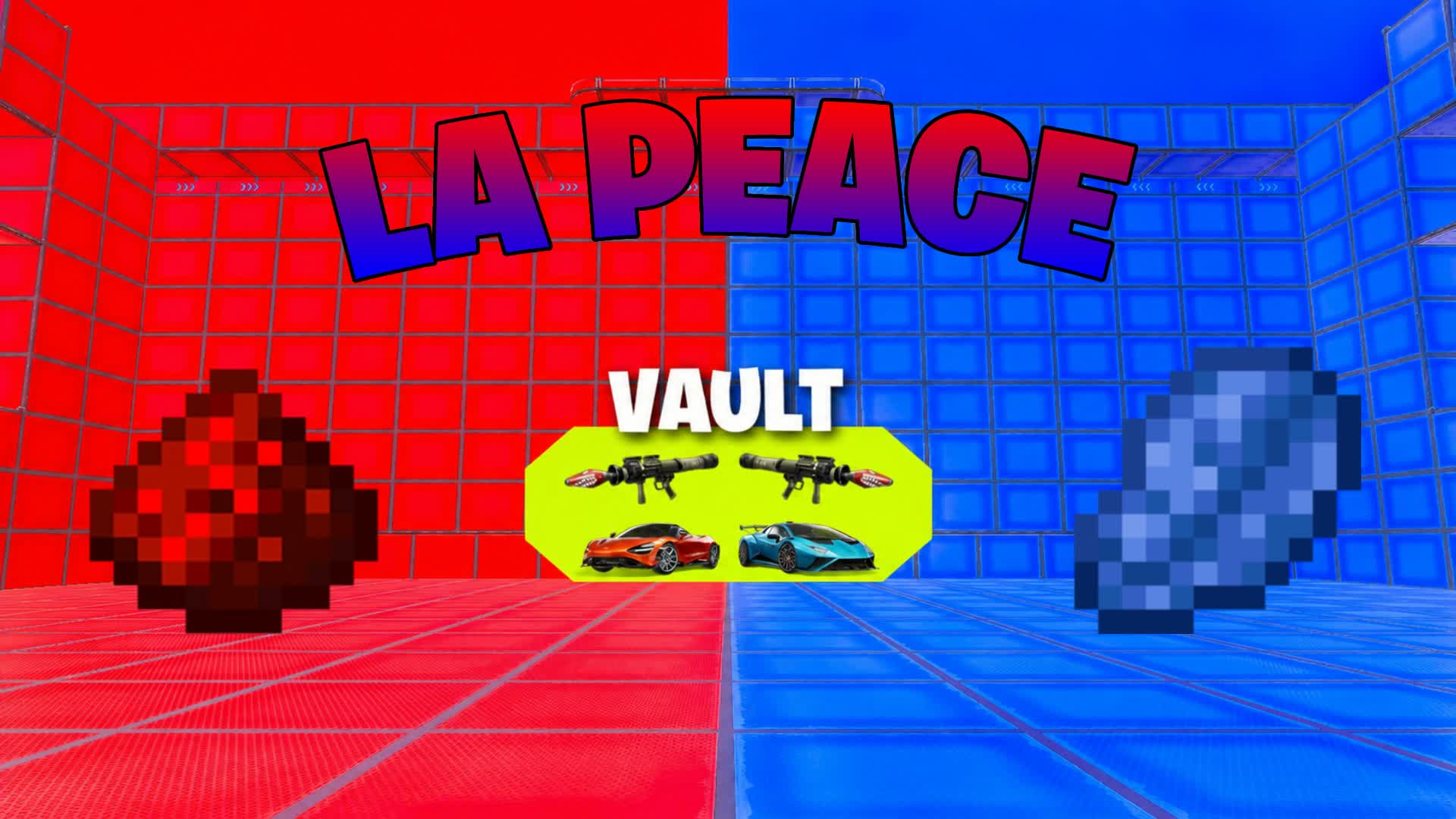 LA PEACE RED VS BLUE💎 — Fortnite Creative map