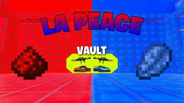 LA PEACE RED VS BLUE💎 — Fortnite Creative map cover art