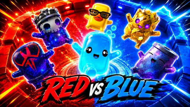 🔴🔵 RED VS BLUE WARFARE — Fortnite Creative map