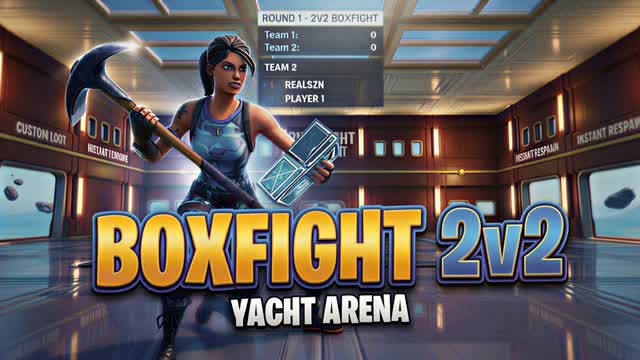 2V2 YACHT BOXFIGHT — Fortnite Creative map