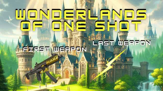 Wonderlands of One Shot — Fortnite Creative map cover art