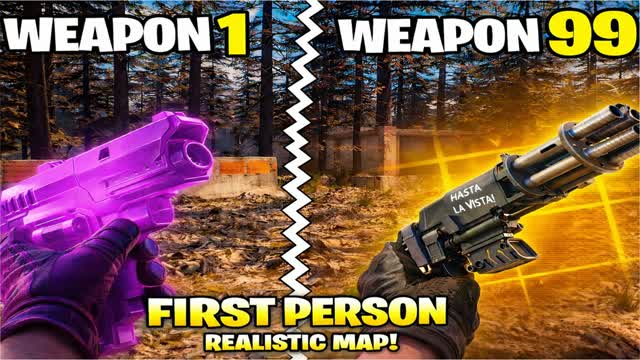 GUN GAME REALISTIC — Fortnite Creative map cover art