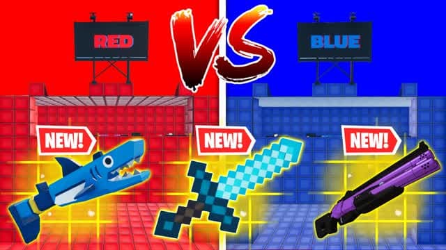 RED VS BLUE 6767 — Fortnite Creative map