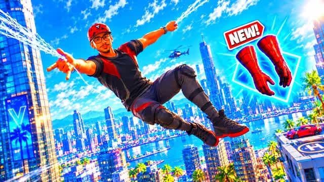 🎯SPIDER CITY TYPICAL GUN GAME NEW!😎 — Fortnite Creative map cover art