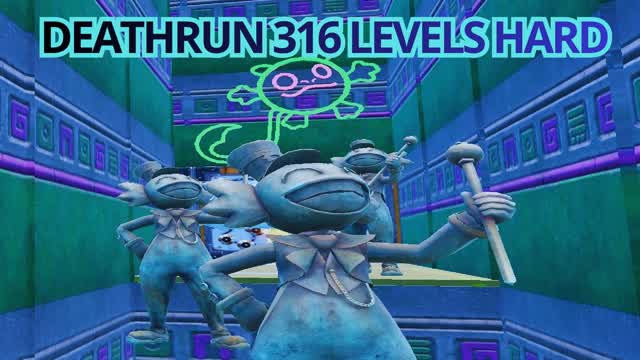 DEATHRUN 316 LEVELS HARD — Fortnite Creative map