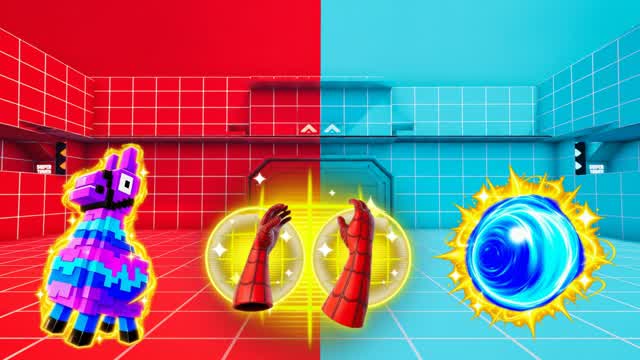 RED VS BLUE 🔴🔵FLY ON LAVA INSADE — Fortnite Creative map cover art