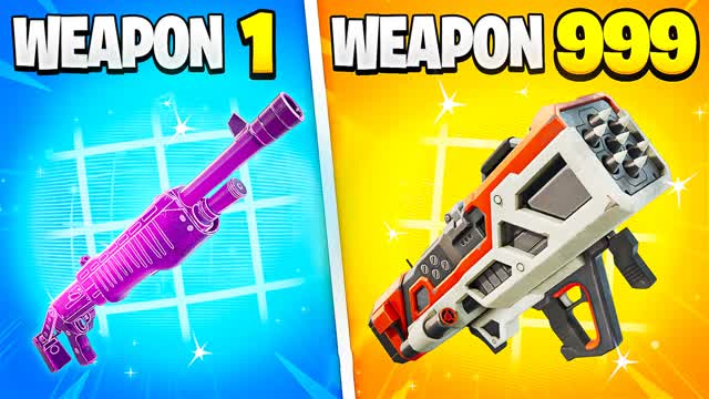 👑 KINGS GUN GAME 💥 ONE SHOT — Fortnite Creative map cover art