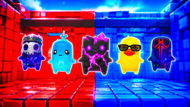 RED VS BLUE MYTHIC LOOT — Fortnite Creative map