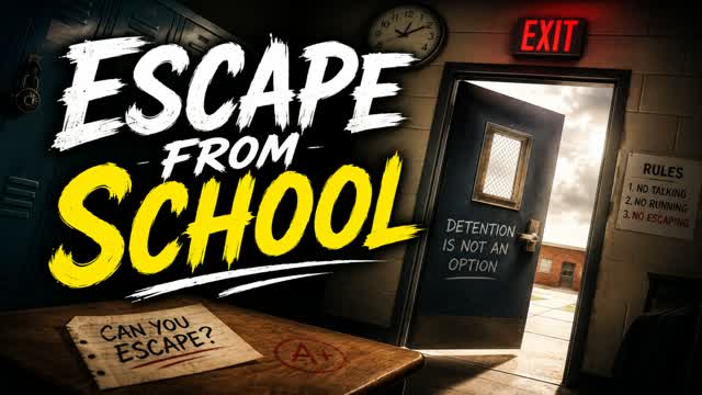 Escape From School — Fortnite Creative map cover art