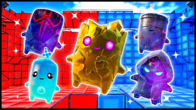 BLUE VS RED QUICK ON THE DRAW 🔵🔴 — Fortnite Creative map cover art
