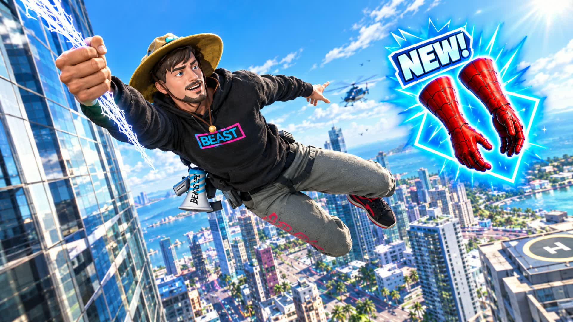 🎯GUN GAME SPIDER CITY FLY ONE SHOT😎 — Fortnite Creative map