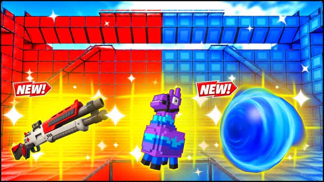 RED VS BLUE AIM ASCENT 🔴🔵 — Fortnite Creative map