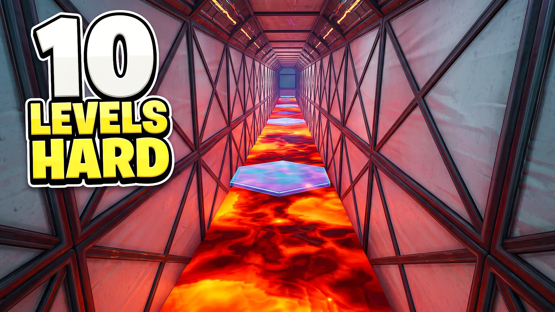 Parkour 10 Hard levels 🔥🔥 — Fortnite Creative map
