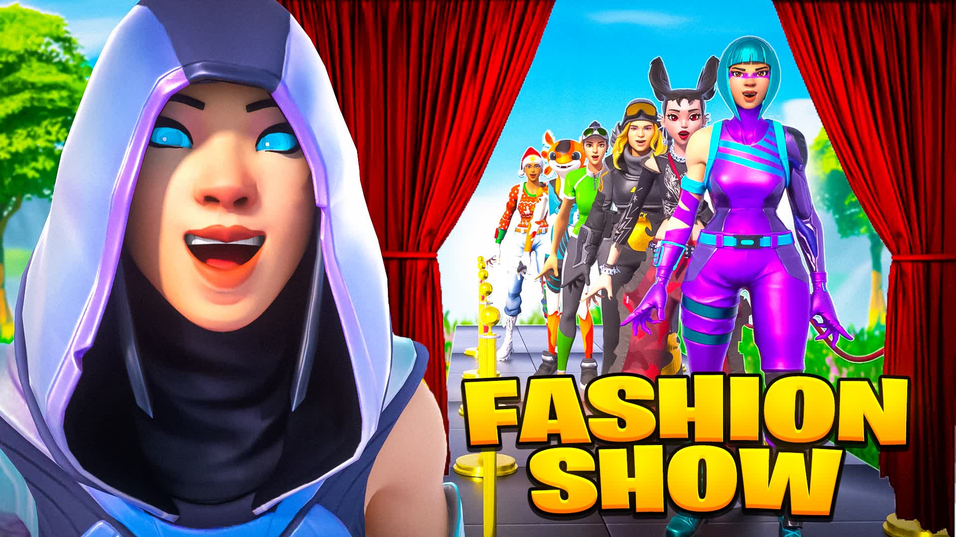50 PLAYERS FASHION SHOW 🌴 [STELLX] — Fortnite Creative map