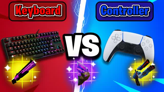 Team Keyboard Vs Team Controller — Fortnite Creative map