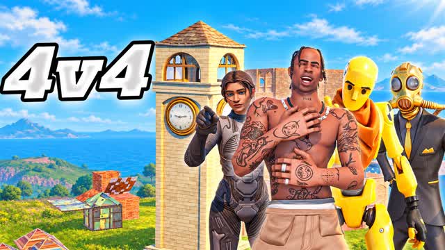 4V4 4C4 4X4 3DH — Fortnite Creative map