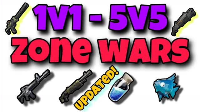 RANKED Zone Wars (1v1 to 5v5) — Fortnite Creative map