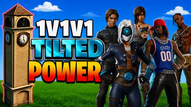1V1V1 TILTED POWER — Fortnite Creative map