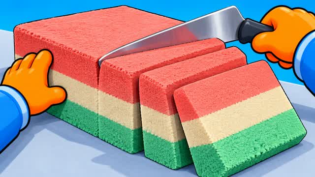Slice Kinetic Sand — Fortnite Creative map cover art