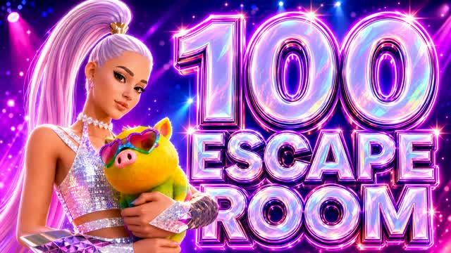 100 QUEEN ESCAPE ROOM 💋 — Fortnite Creative map