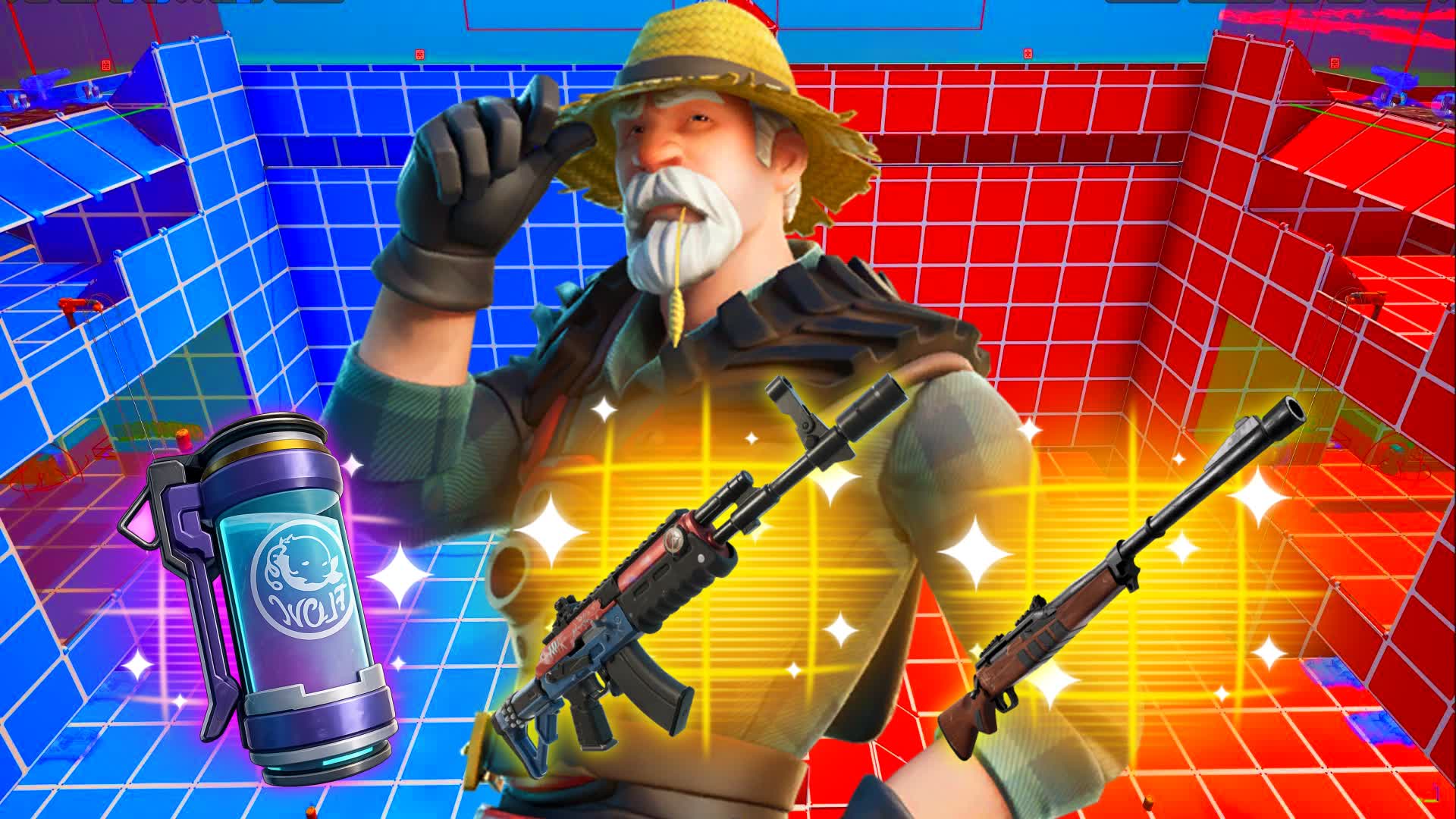 RED VS BLUE 🔵🔴 MORE RESPECT — Fortnite Creative map