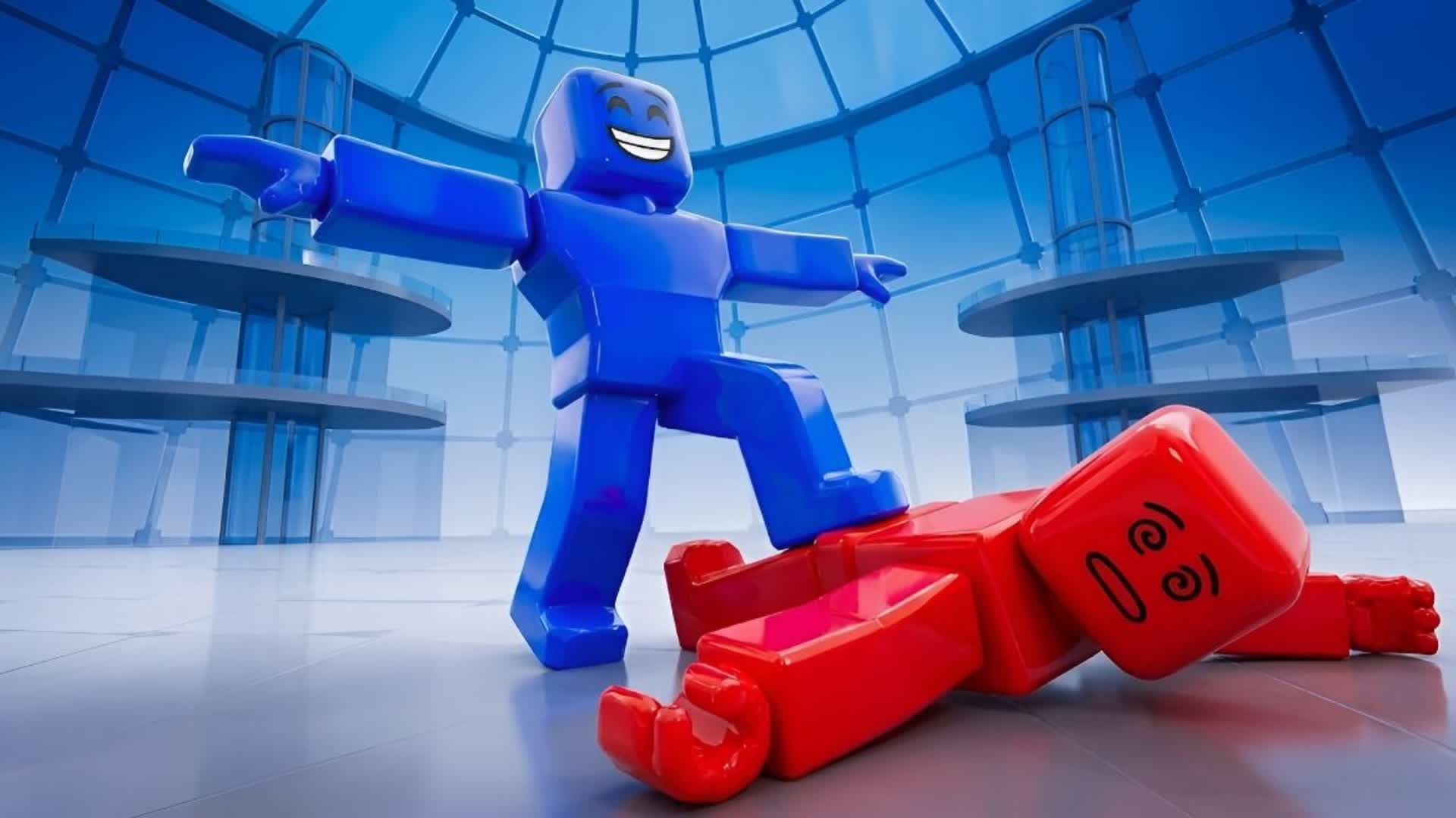 RED VS BLUE 🔴🔵 HIDDEN AREA 👀 — Fortnite Creative map