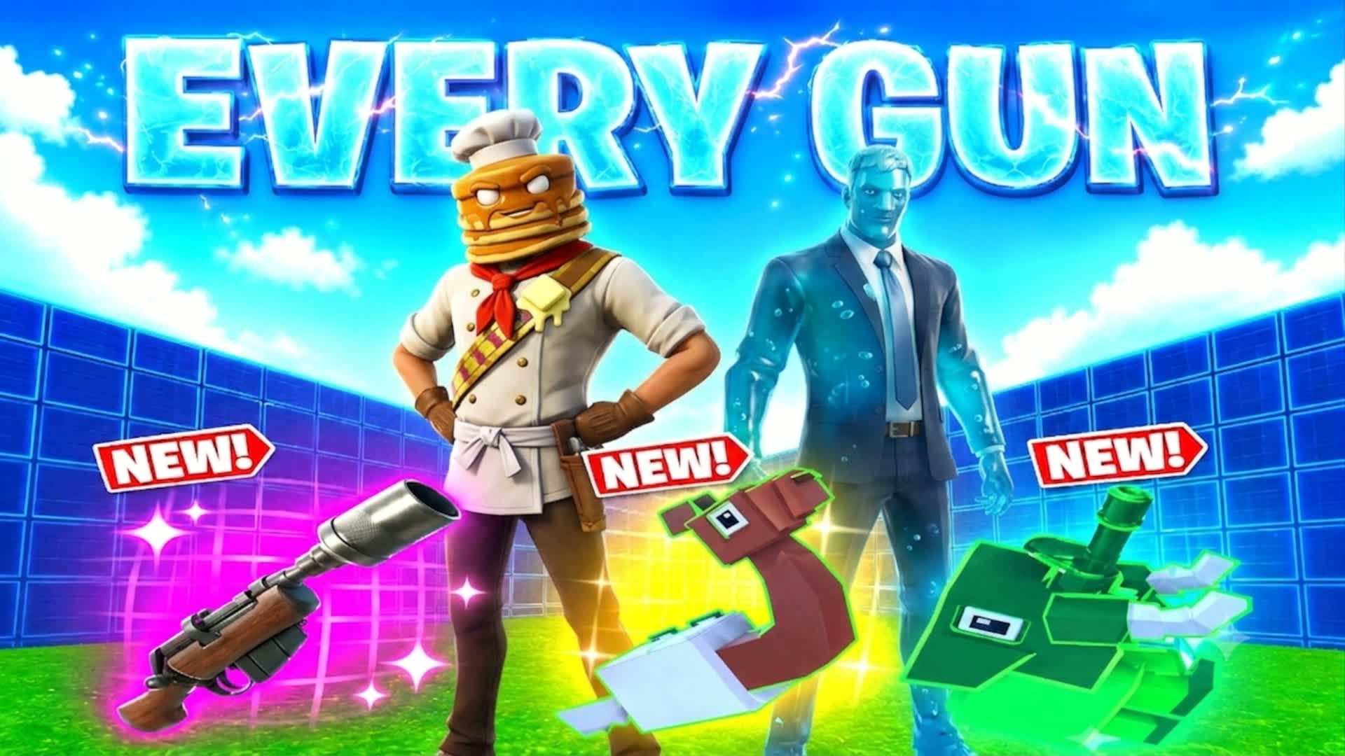 1V1 EVERY GUN — Fortnite Creative map