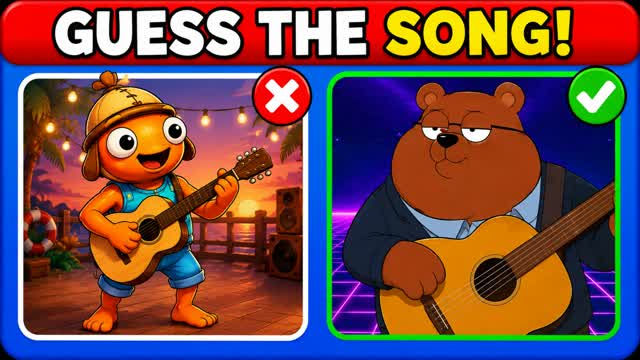 GUESS THE CORREXT SONG⭐🎆 — Fortnite Creative map